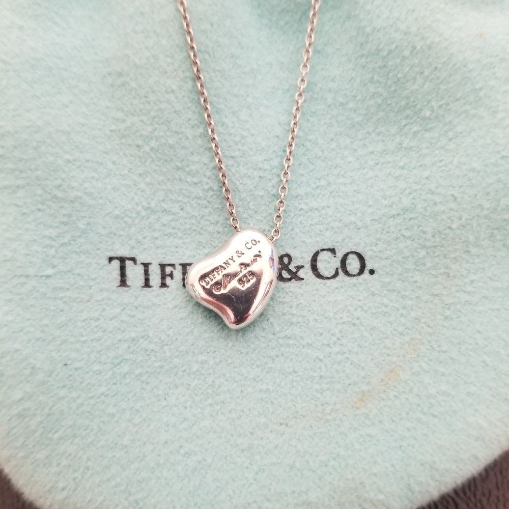 Tiffany & Co. Solid Heart Necklace - Picture 1 of 8